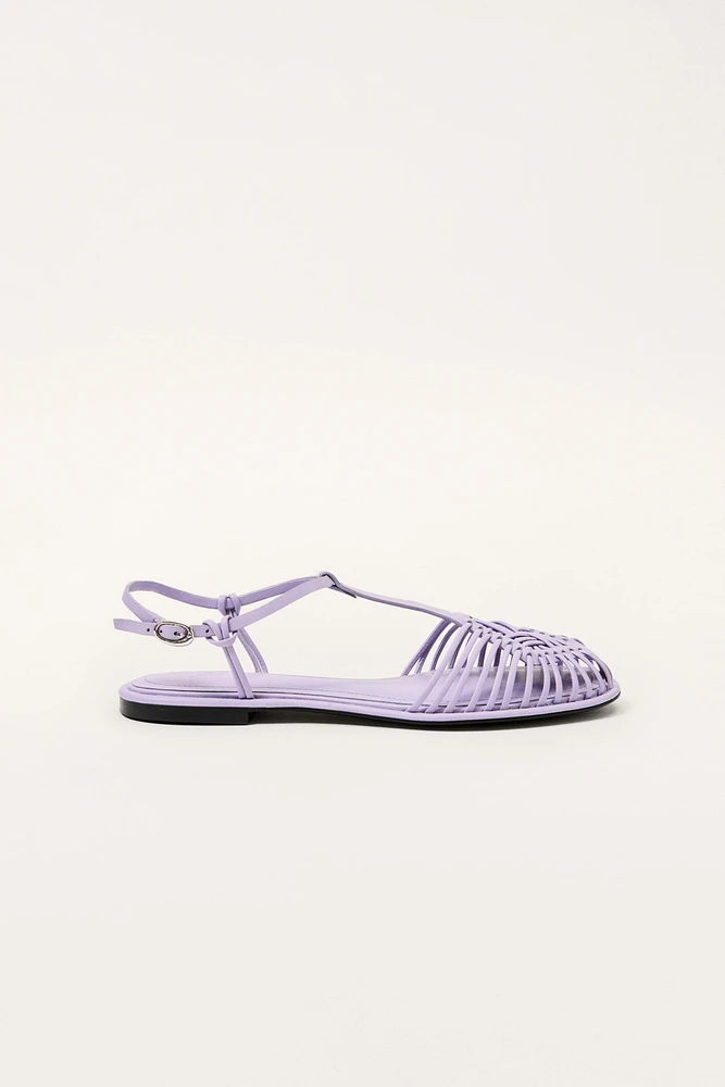 LIMITED EDITION WOVEN LEATHER FISHERMAN SANDALS