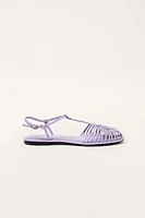 LIMITED EDITION WOVEN LEATHER FISHERMAN SANDALS