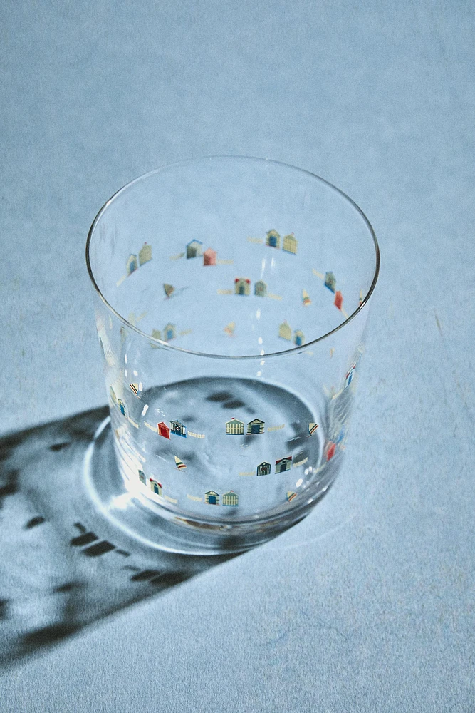 VERRE VERRE RECYCLABLE MOTIF