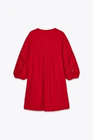 ZW COLLECTION SHORT EMBROIDERED DRESS
