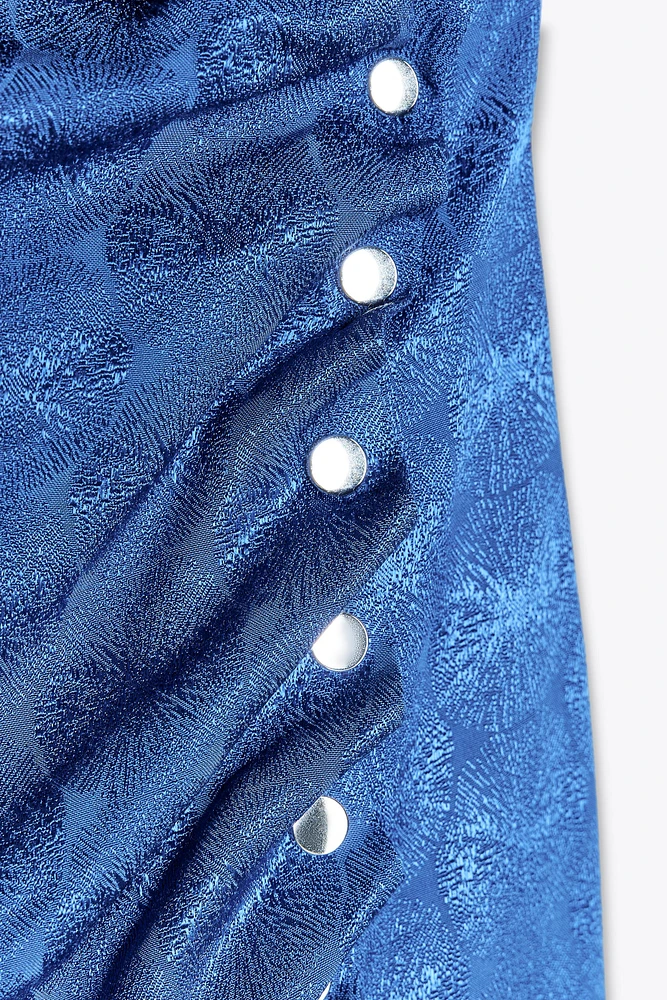 JACQUARD MIDI DRESS
