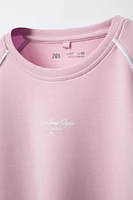 MODAL TEXT T-SHIRT