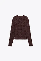 GILET EN MAILLE POINTELLE
