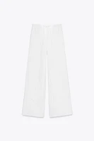 PANTALON LARGE 100 % LIN COLLECTION ZW