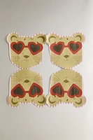 SERVIETTES DE TABLE PAPIER ENFANT GUÉPARD (LOT DE 20)
