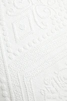 COTTON THROW PILLOW COVER WITH A GEOMETRIC DESIGN