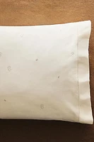 CHILDREN'S EMBROIDERED LITTLE MICE PILLOWCASE