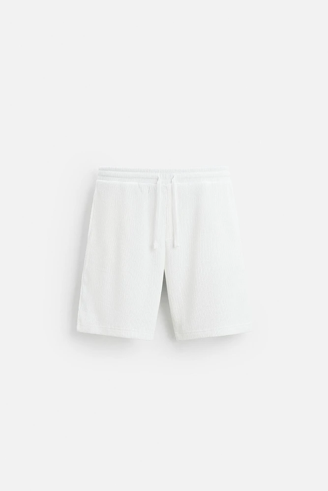 BERMUDA RELAXED FIT JACQUARD