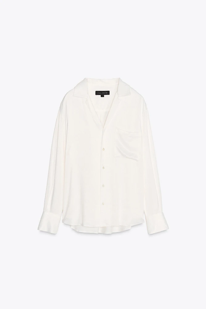 ZW COLLECTION OVERSIZED POCKET SHIRT