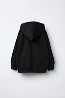 ZIP HOODED SWEATSHIRT