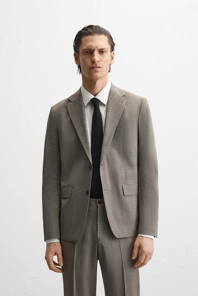 BLAZER DE COSTUME À CARREAUX