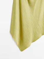 Flowing satin top with bow detail - STUDIO