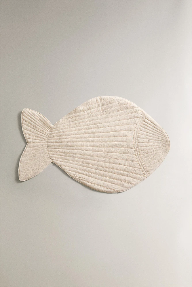 SET DE TABLE MATELASSÉ POISSON