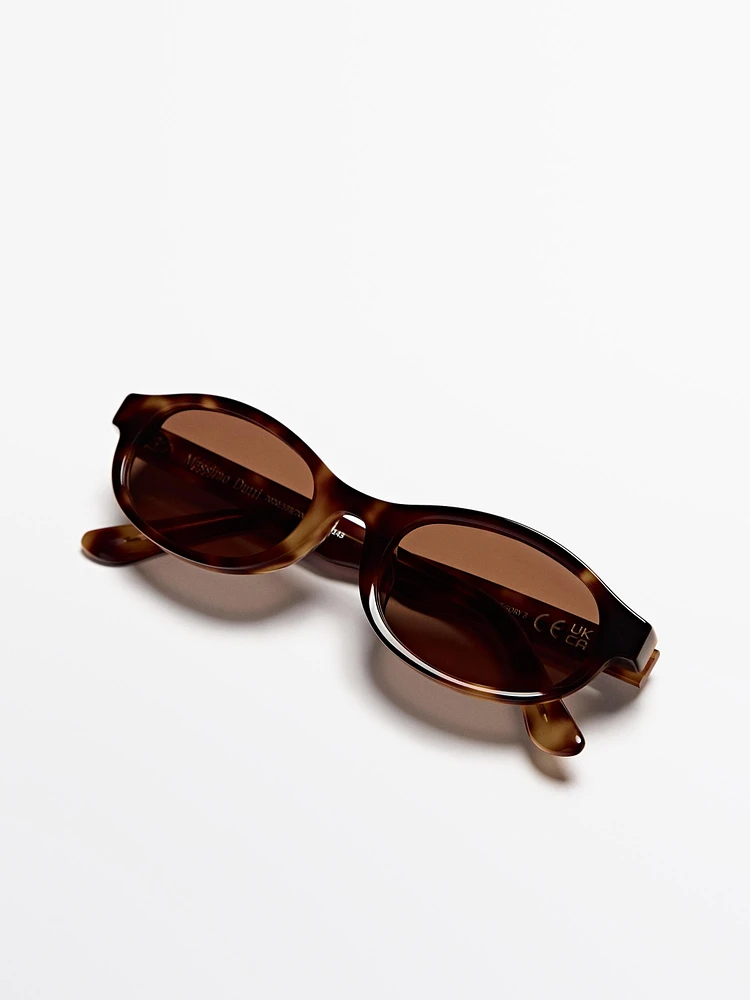 Petites lunettes de soleil rondes