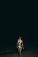 FLORAL BANDEAU BIKINI TOP