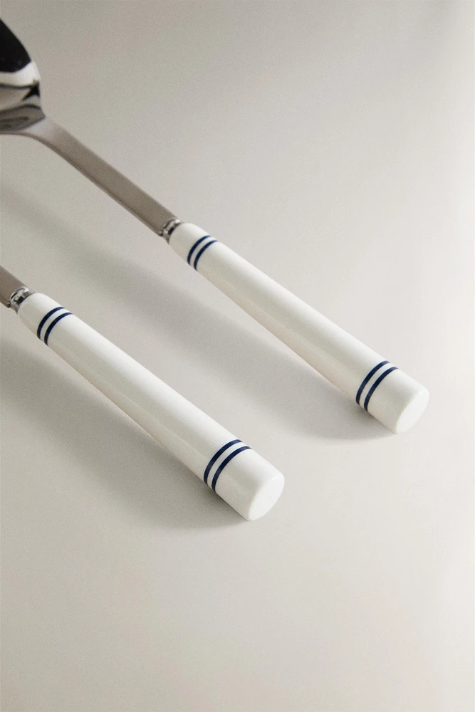 ENSEMBLE COUVERTS SALADE CÉRAMIQUE (LOT DE 2)