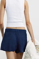 STRUCTURED FLOWY SHORTS