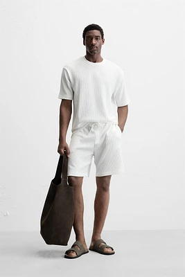BERMUDA RELAXED FIT JACQUARD