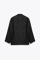 WRINKLED ORGANZA BLAZER