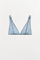 LIMITED EDITION 100% SILK CRINKLE EFFECT BRALETTE