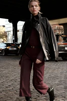 BELTED CULOTTE PANTS ZW COLLECTION