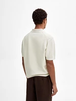 100% cotton knit polo shirt
