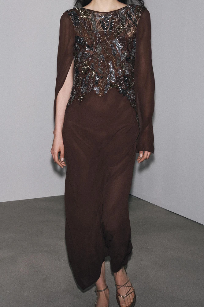 EMBROIDERED DRESS ZW COLLECTION