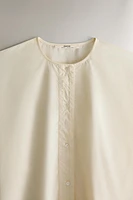 OPENWORK COTTON SHIRT