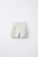 LOGO PLUSH SHORTS