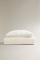CHILDREN'S POPLIN FLAT SHEET WITH HEMSTITCHING