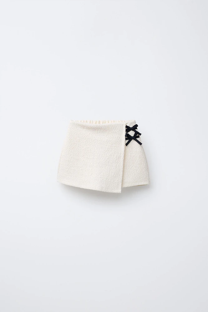 JUPE-SHORT BERMUDA STRUCTURÉE