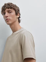 T-shirt en coton mélangé