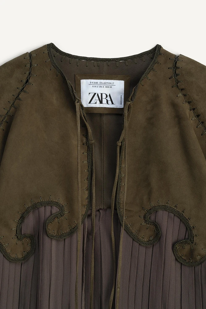 LIMITED EDITION LEATHER COMBINATION JACKET