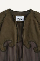 LIMITED EDITION LEATHER COMBINATION JACKET