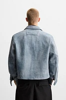 WASHED LEATHER JACKET