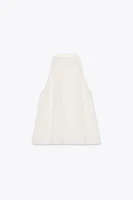 100% LINEN HALTER TOP ZW COLLECTION