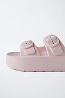 PLATFORM BUCKLE POOL SLIDES