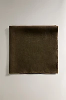 SERVIETTE DE TABLE LIN DÉLAVÉ