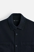 COTTON - LINEN OVERSHIRT