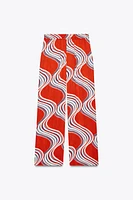ZW COLLECTION PRINTED PAJAMA PANTS