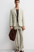 LIMITED EDITION CHECKED SUIT PANTS