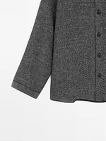 100% linen deconstructed jacket