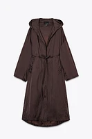 WATER REPELLENT PARACHUTE LONG JACKET