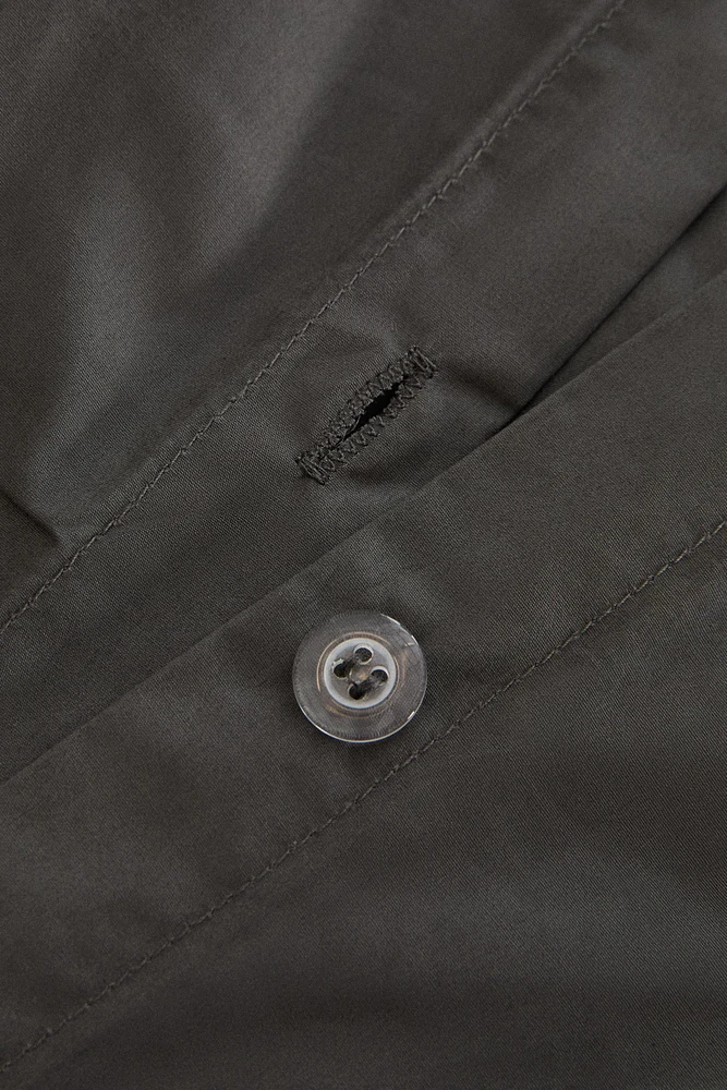 PERCALE COTTON DUVET COVER (300 THREAD COUNT)