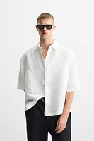 CHEMISE JACQUARD RAYURES