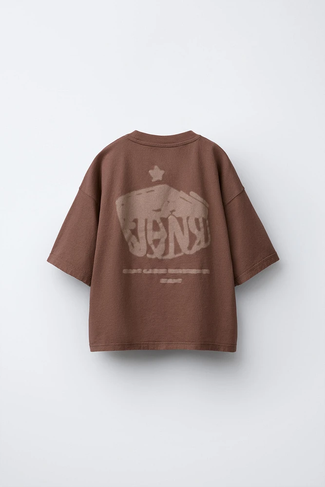 GRAFFITI PRINT T-SHIRT