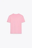 BACK SEAMED T-SHIRT