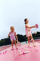 COMBINAISON IMPRIMÉE À VOLANTS
