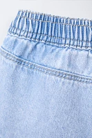 DENIM CARGO SHORTS