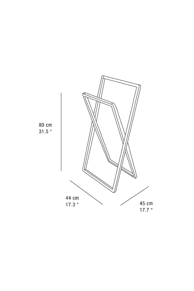 ACACIA WOOD TOWEL RACK